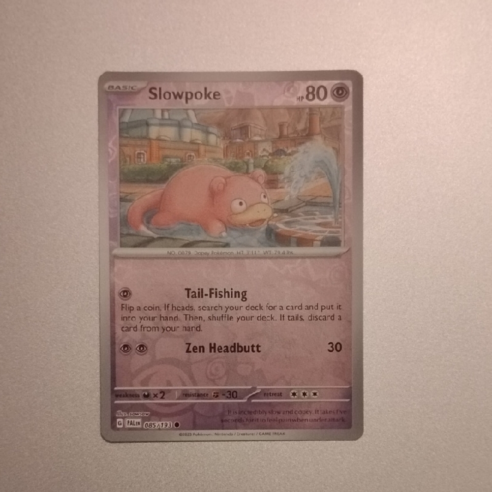 Slowpoke Pokémon Card